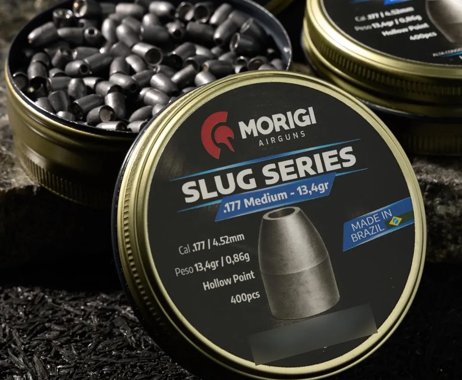 Chumbinho Morigi Slug 4,5mm 13,4 GR - 400un