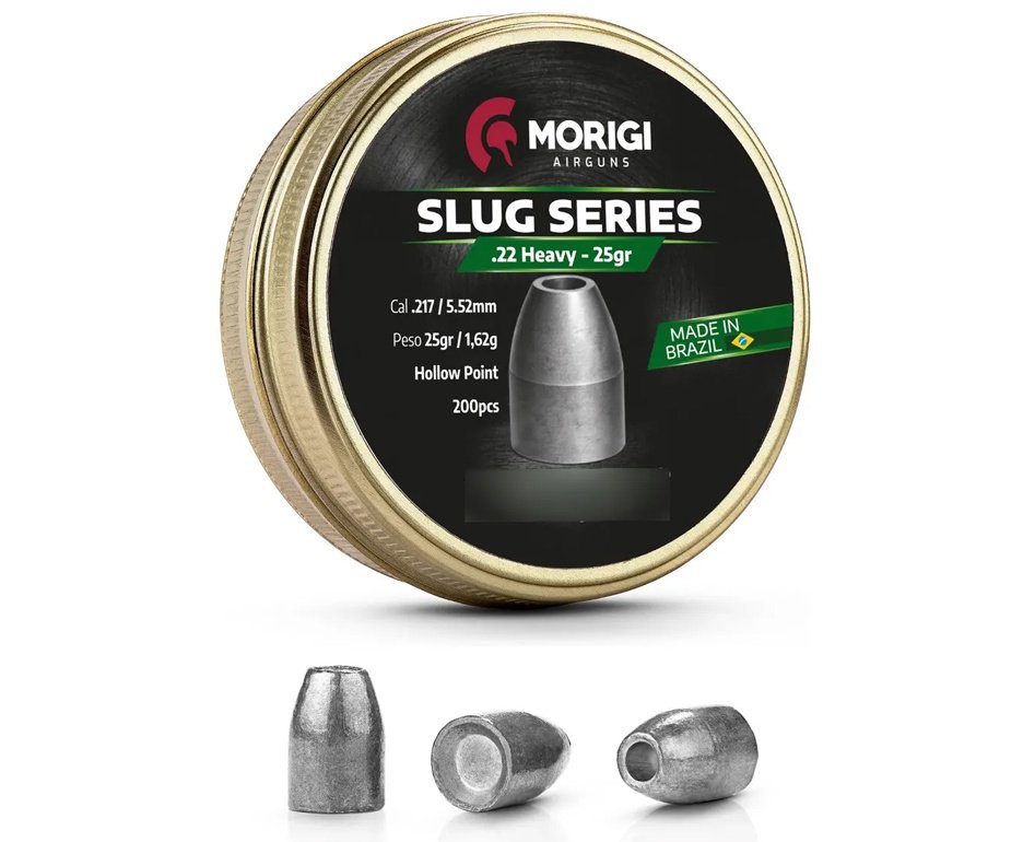 Chumbinho Morigi Slug 5,5mm 25 GR - 200un