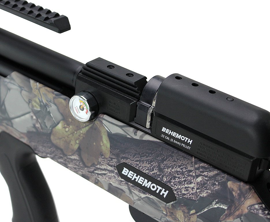 Artefato de Pressão PCP Nova Vista Bullpup Behemoth PS-R2-SF 6,35 mm Camuflada