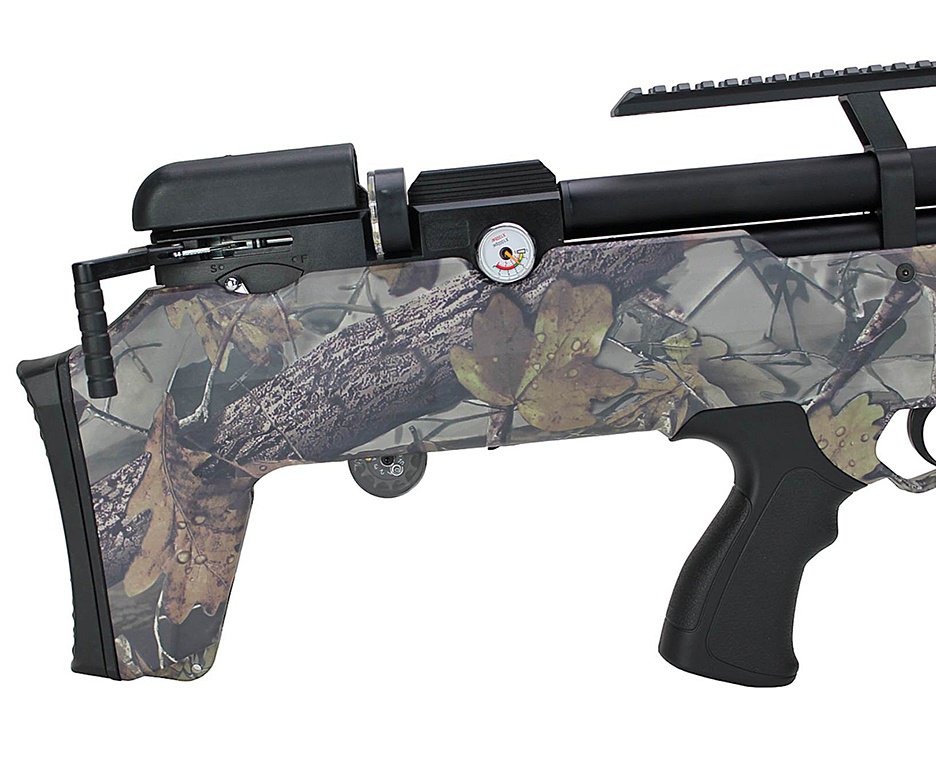 Artefato de Pressão PCP Nova Vista Bullpup Behemoth PS-R3-S 5,5 mm Camuflada