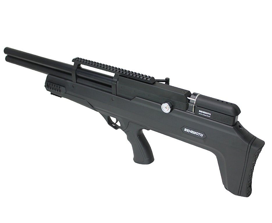 Carabina de Pressão PCP Nova Vista Behemoth PS-R2-S 6,35mm Bullpup - Preta