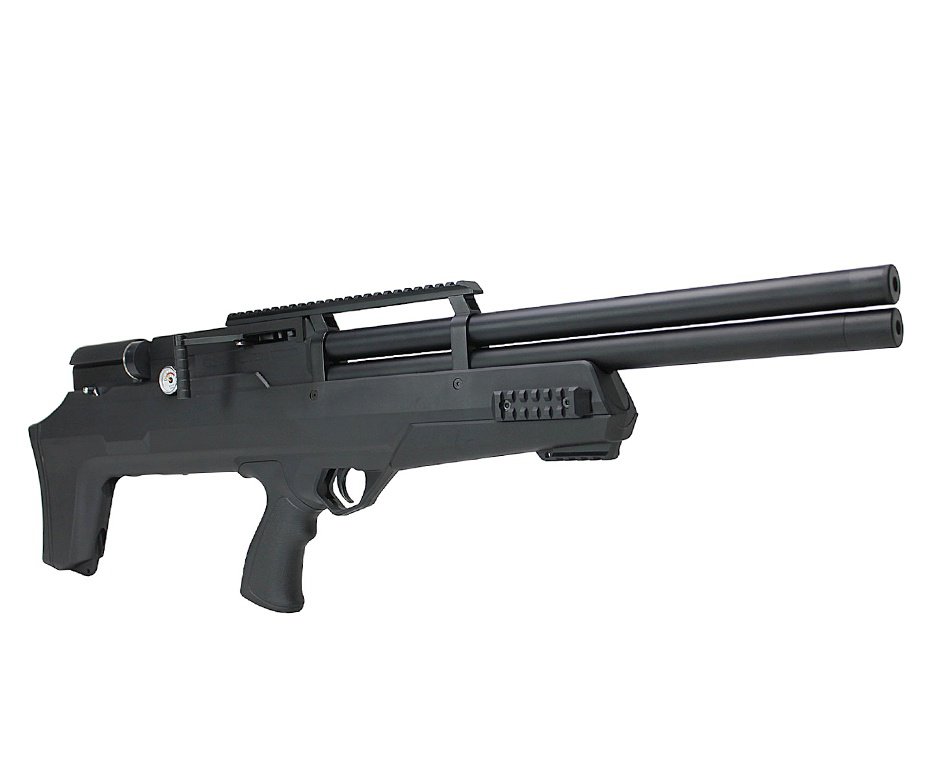 Carabina de Pressão PCP Nova Vista Behemoth PS-R2-S 6,35mm Bullpup - Preta