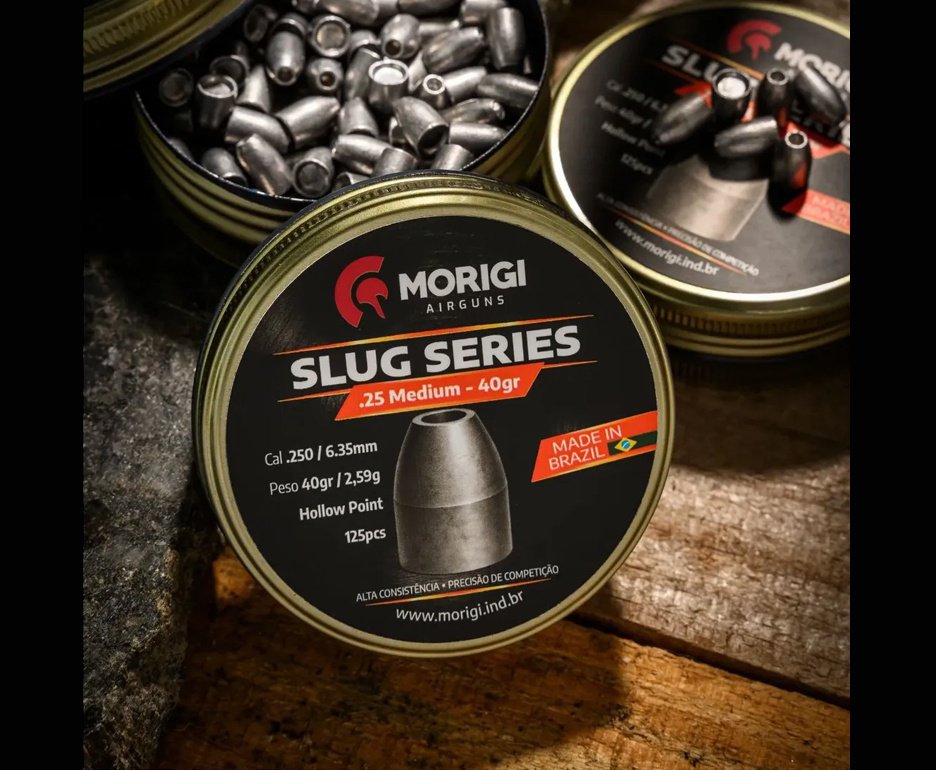 Chumbinho Morigi Slug 6,35mm 40 GR - 125un