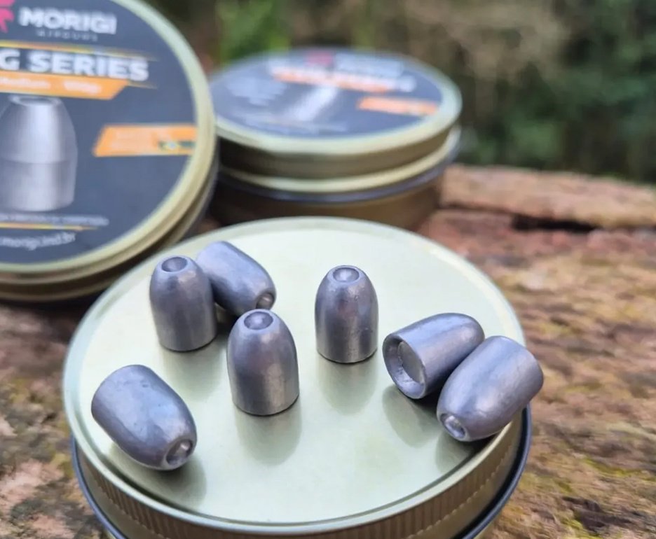 Chumbinho Slug Morigi Airguns 9mm (.355) Hollow Point 85gr – 70 Unidades