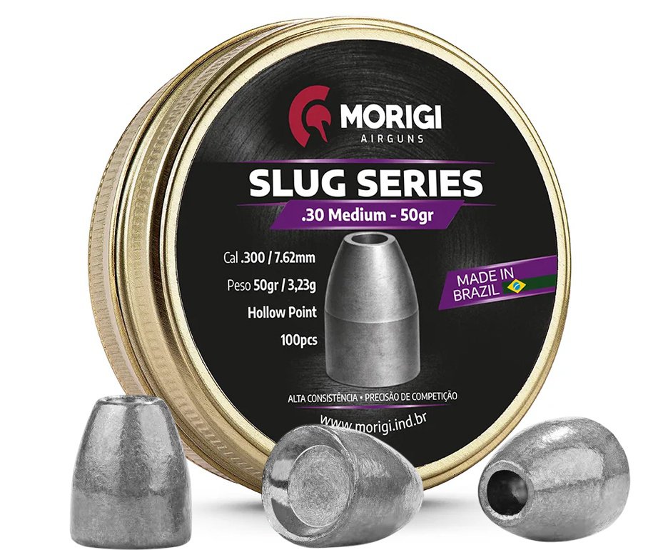 Chumbinho Morigi Slug 7,62mm 50 GR - 100un