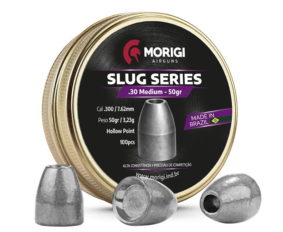 Chumbinho Morigi Slug 7,62mm 50 GR - 100un