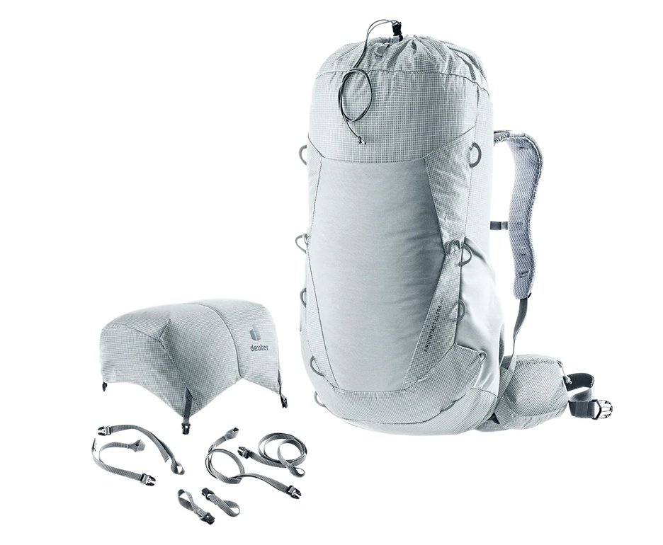 Mochila Cargueira Deuter Aircontact Ultra 40+5 2026 Cinza - Claro