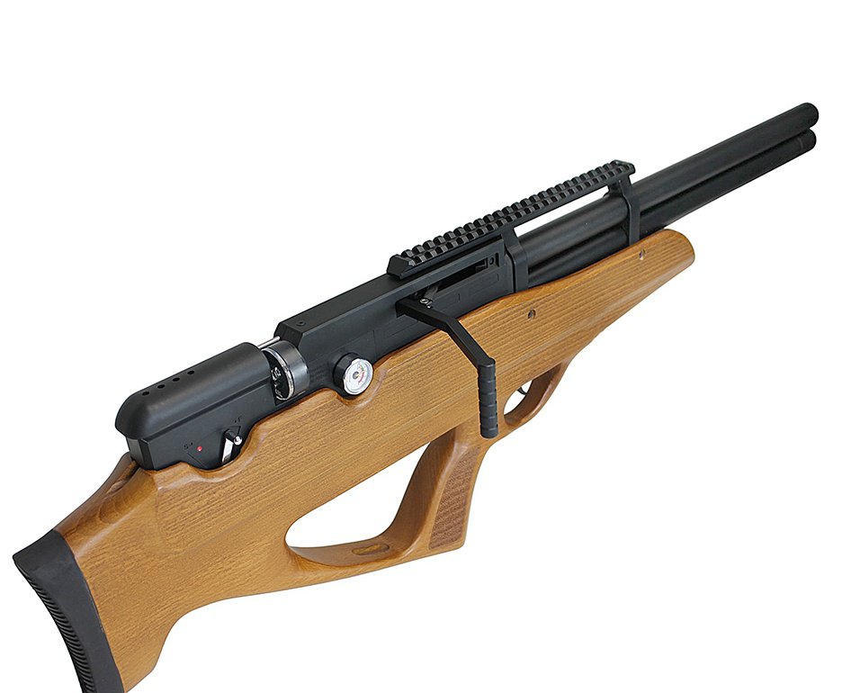 Carabina Pressão PCP Nova Vista Bullpup Behemoth PS-R2-SF 4,5mm Wood