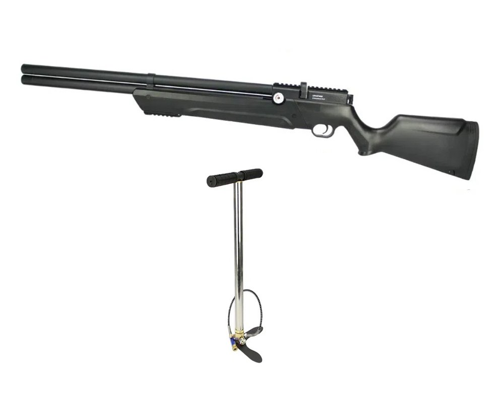 Carabina de Pressão PCP Leviathan PS-P 4,5mm Preta Nova Vista + Bomba