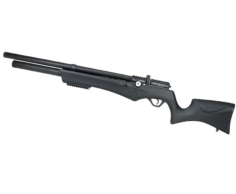 Carabina Pressão PCP Nova Vista Avenge-X X1 AS 4,5mm Preta  + Bomba + Capa + Luneta 3-9x40 + Chumbos + Alvos