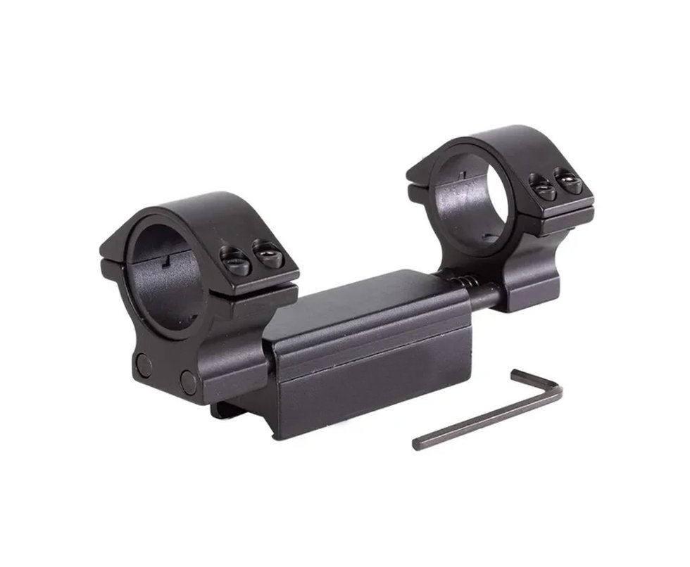 Mount De Absorção Leão Para Luneta Diametro 25mm para Trilho 22mm