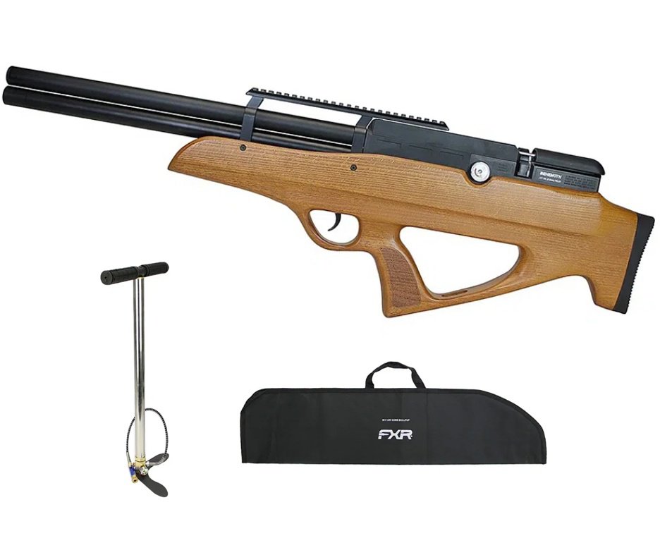 Carabina Pressão PCP Nova Vista Bullpup Behemoth PS-R2-SF 4,5mm Wood + Bomba + Capa