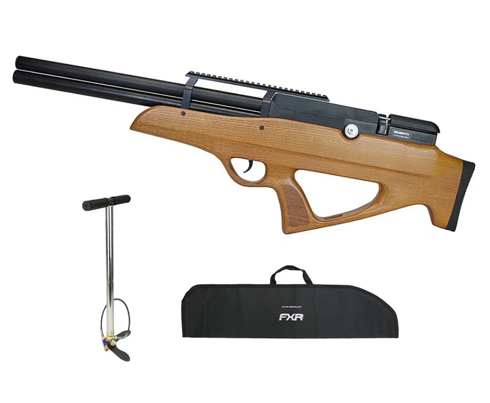Carabina Pressão PCP Nova Vista Bullpup Behemoth PS-R2-SF 4,5mm Wood + Bomba + Capa