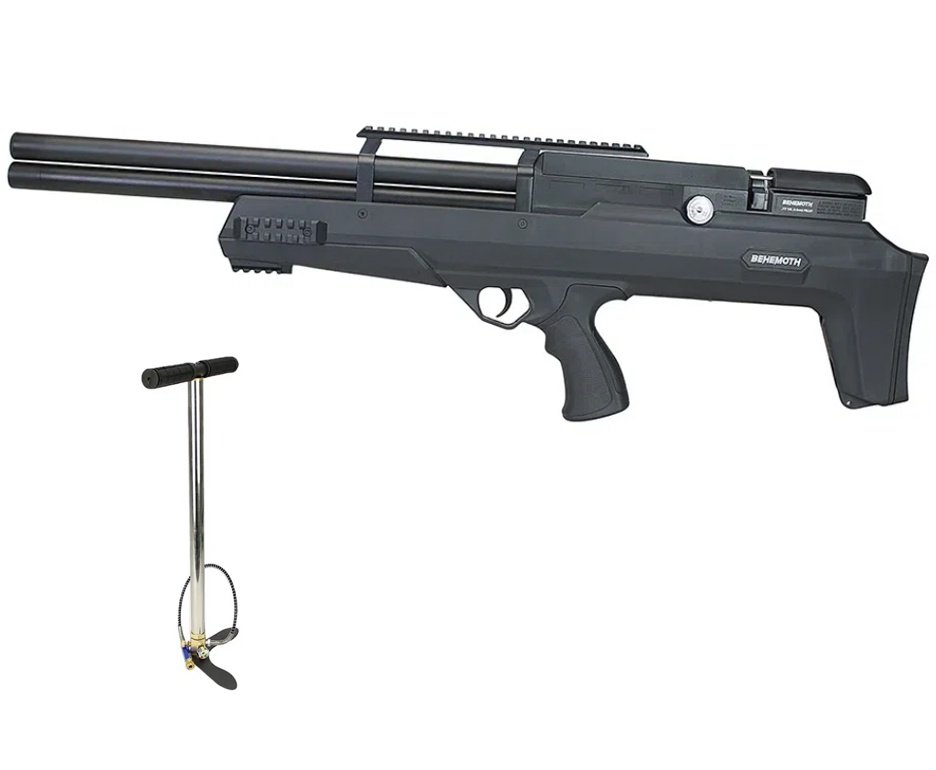 Carabina Pressão PCP Nova Vista Bullpup Behemoth PS-R2-SF 4,5mm Preta + Bomba