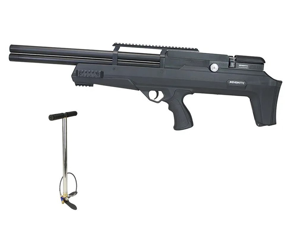 Carabina Pressão PCP Nova Vista Bullpup Behemoth PS-R2-SF 4,5mm Preta + Bomba