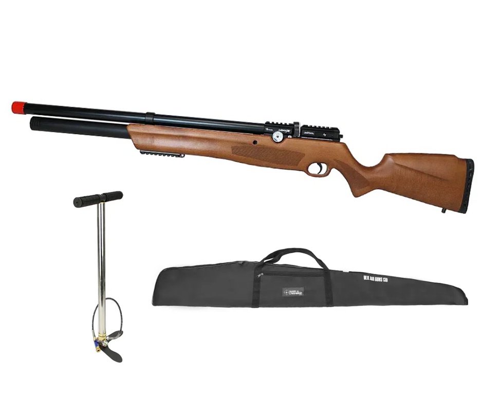 Carabina de Pressão PCP Nova Vista Avenge-X X1 AW 4,5mm Wood + Bomba + Capa