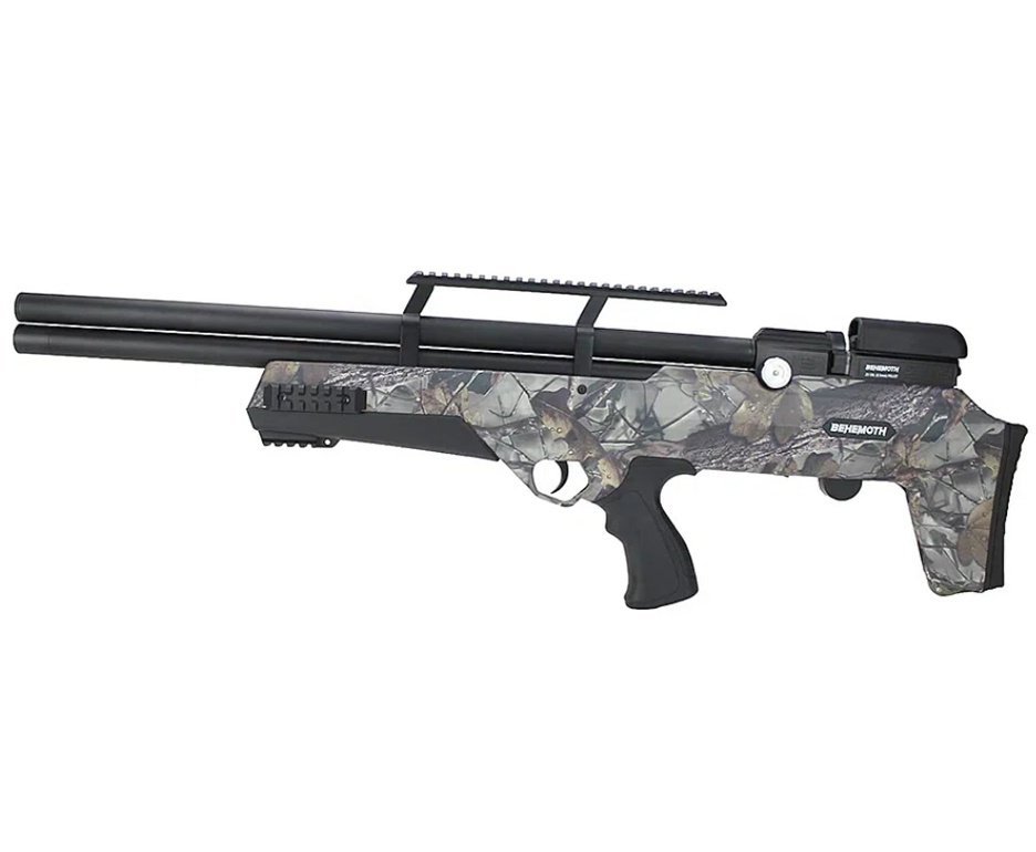 Carabina de Pressão PCP Nova Vista Bullpup Behemoth PS-R3-S 5,5 mm Camuflada + Bomba