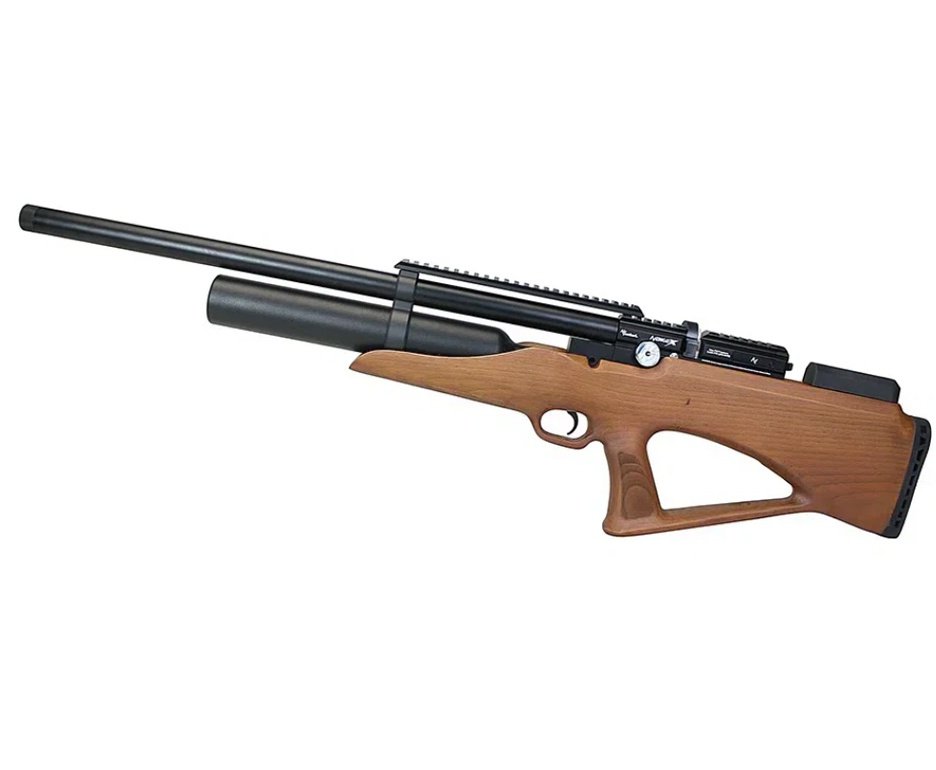 Carabina de Pressão PCP Nova Vista Bullpup Avenge-X X1 BBW 4,5mm Wood + Bomba + Capa + Luneta 3-9x40 + Chumbos + Alvos