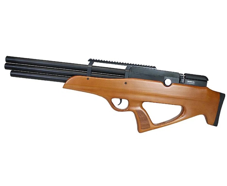 Carabina Pressão PCP Nova Vista Bullpup Behemoth PS-R3-SF 4,5mm Wood + Bomba + Capa