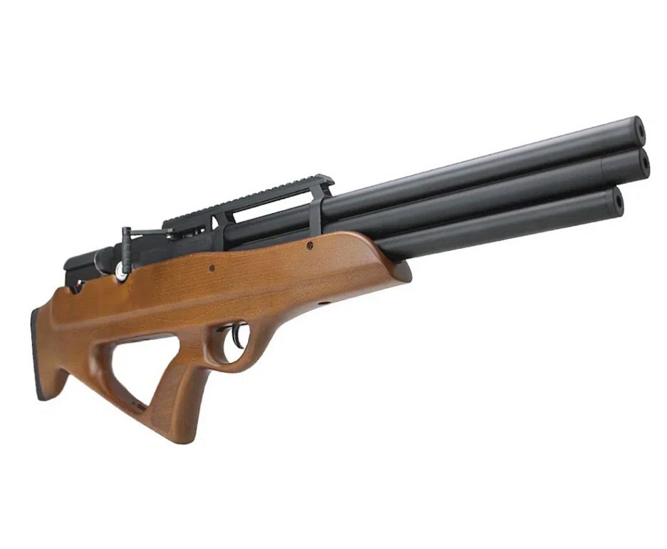 Carabina de Pressão PCP Behemoth PS-R3-SF 5,5mm Wood - Nova Vista + Bomba + Capa