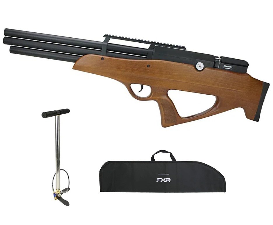 Carabina de Pressão PCP Behemoth PS-R3-SF 5,5mm Wood - Nova Vista + Bomba + Capa