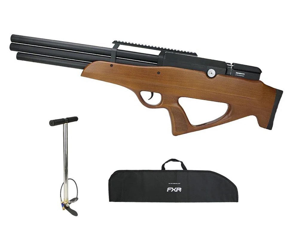 Carabina de Pressão PCP Behemoth PS-R3-SF 5,5mm Wood - Nova Vista + Bomba + Capa