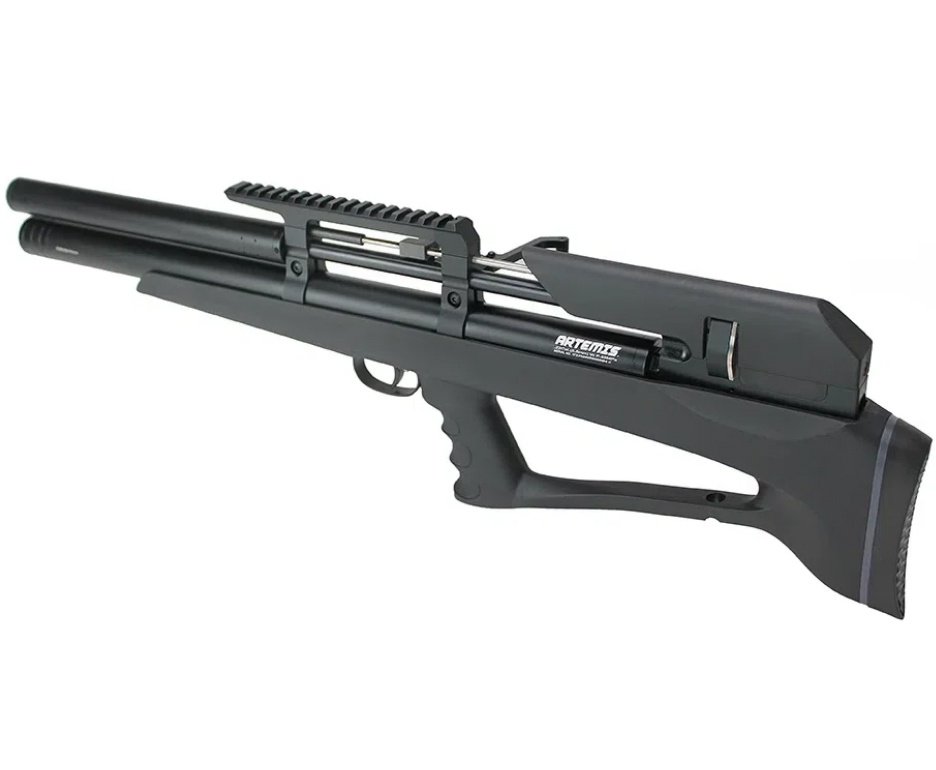 Carabina Pressão PCP P35 Artemis Bull PUP Blackened 5.5mm + Luneta S4 6-24X50 SFP