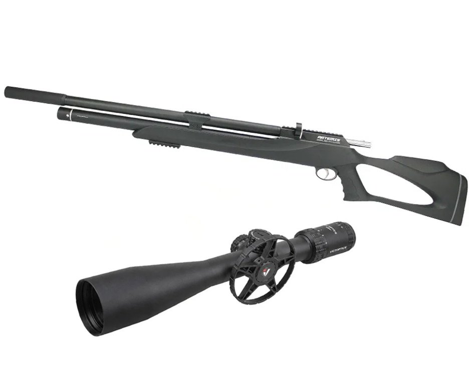 Carabina De Pressão Pcp M25 Thunder Black 5.5mm Artemis Fxr + Luneta S4 6-24X50 SFP