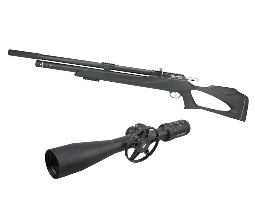 Carabina De Pressão Pcp M25 Thunder Black 5.5mm Artemis Fxr + Luneta S4 6-24X50 SFP