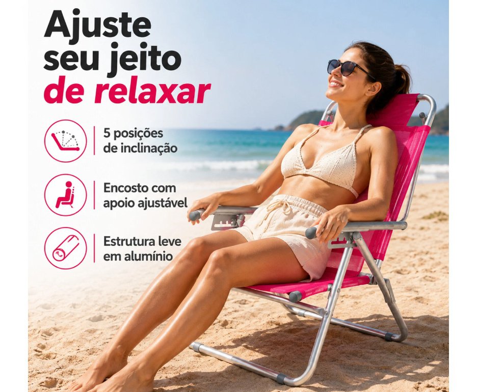 Cadeira Zaka Infinita UP - Pink