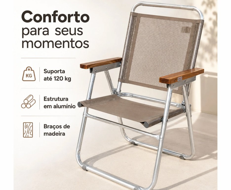 Cadeira Zaka Elegance - Avelã
