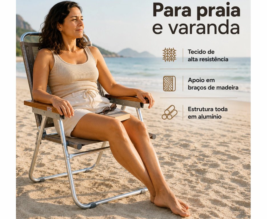 Cadeira Zaka Elegance - Avelã