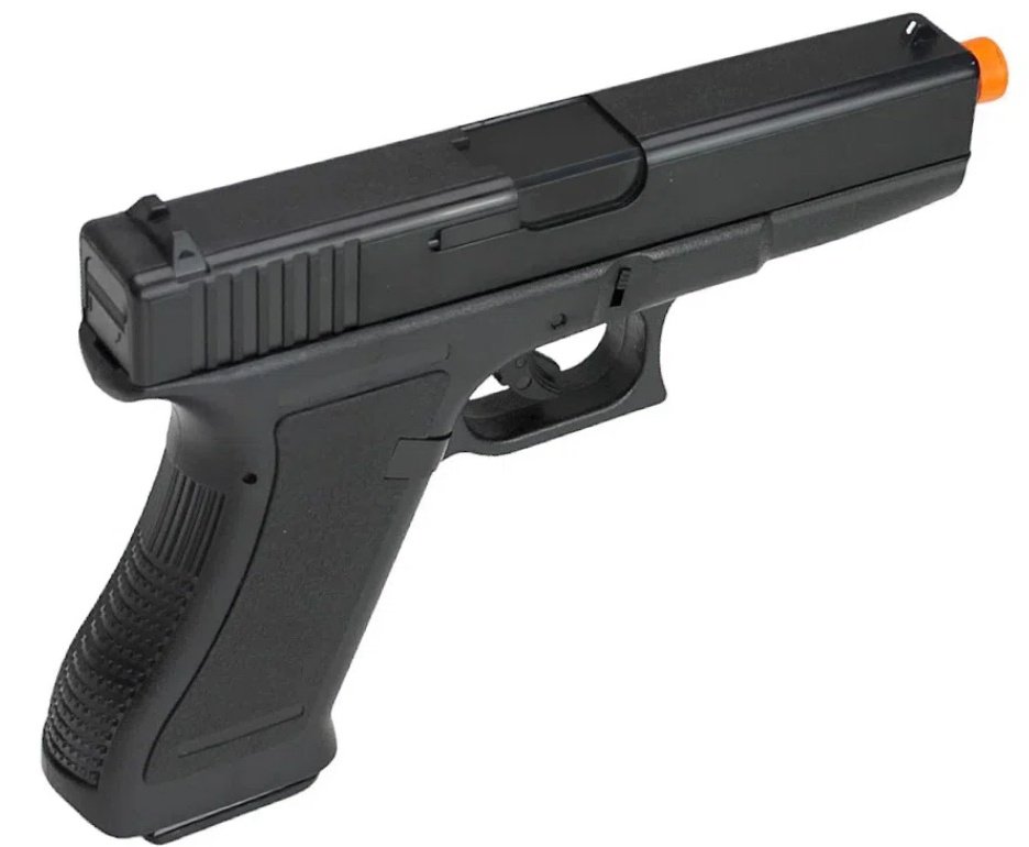 Pistola De Airsoft Glock G17 K17 Spring 6mm + BBS + Alvos