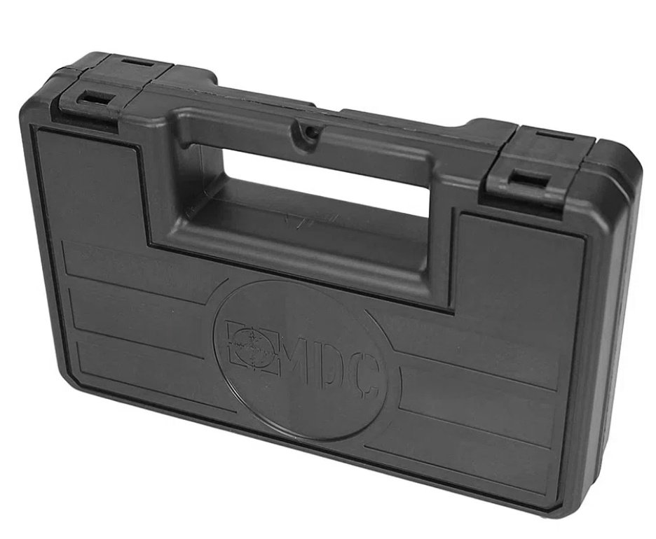 Kit Duelo 02 Pistolas Airsoft Spring Glock GK-V307 com Alvo Gel 6mm Rossi VG + BBS + Alvos + Óculos + Óleo de Silicone + Case