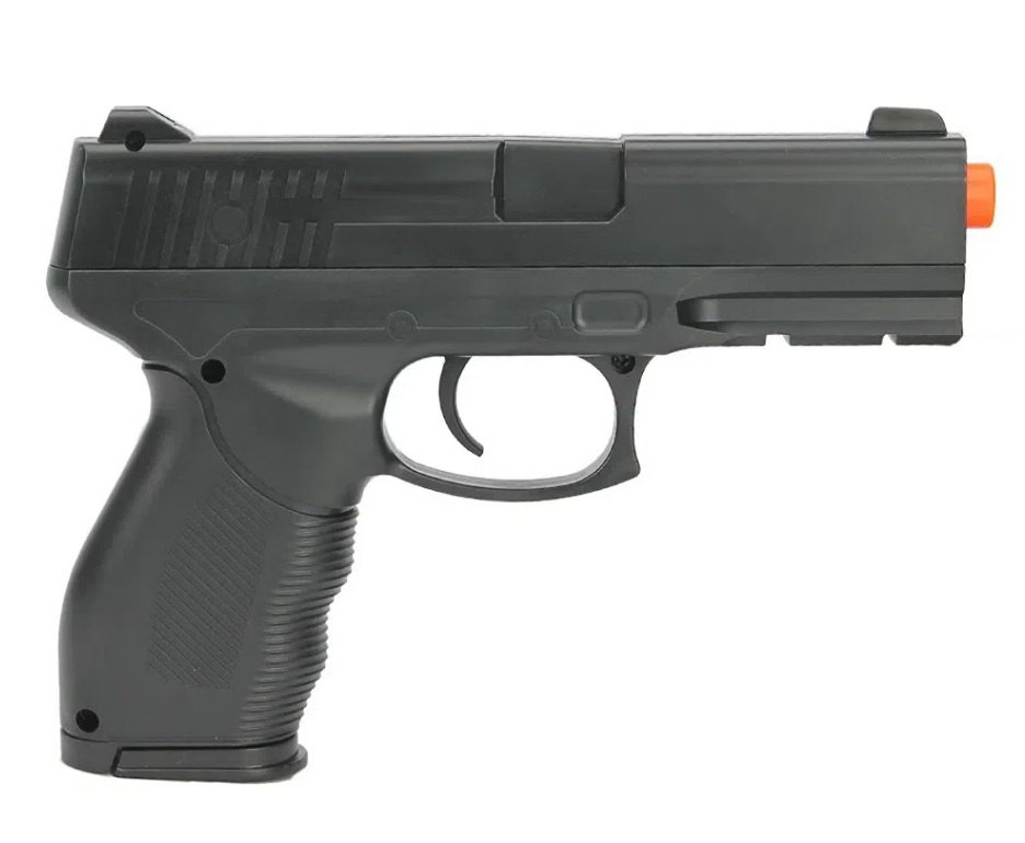 Pistola de Airsoft Vigor Spring VG 24/7 V310 Rossi 6mm + BBS + Alvos + Óleo + Coldre