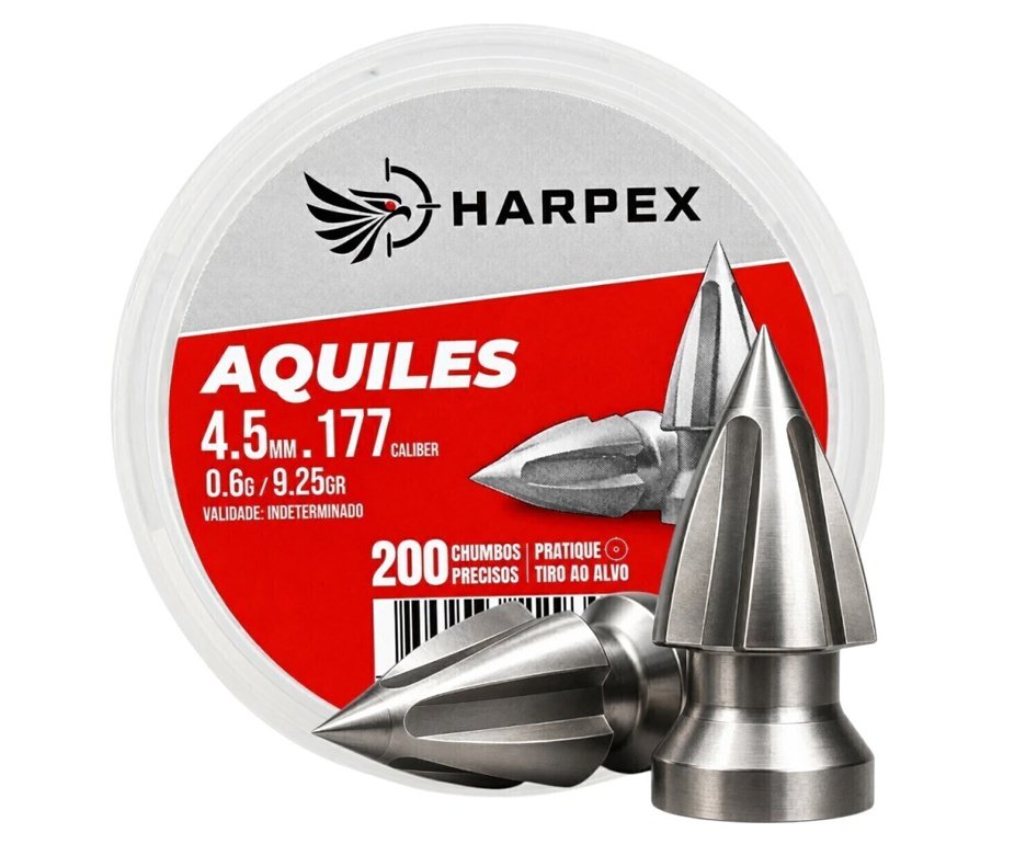 Chumbinho Harpex Aquiles 4,5 mm 200 pcs/pot