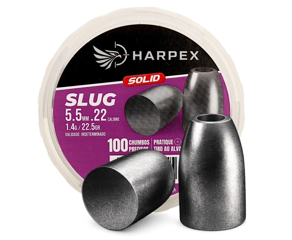 Chumbinho Harpex Slug Solid 5,5 mm 110 pcs/pot