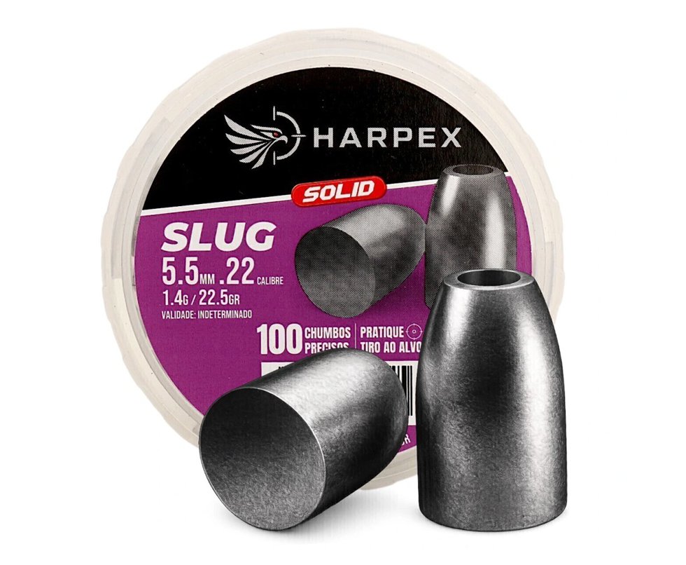 Chumbinho Harpex Slug Solid 5,5 mm 110 pcs/pot
