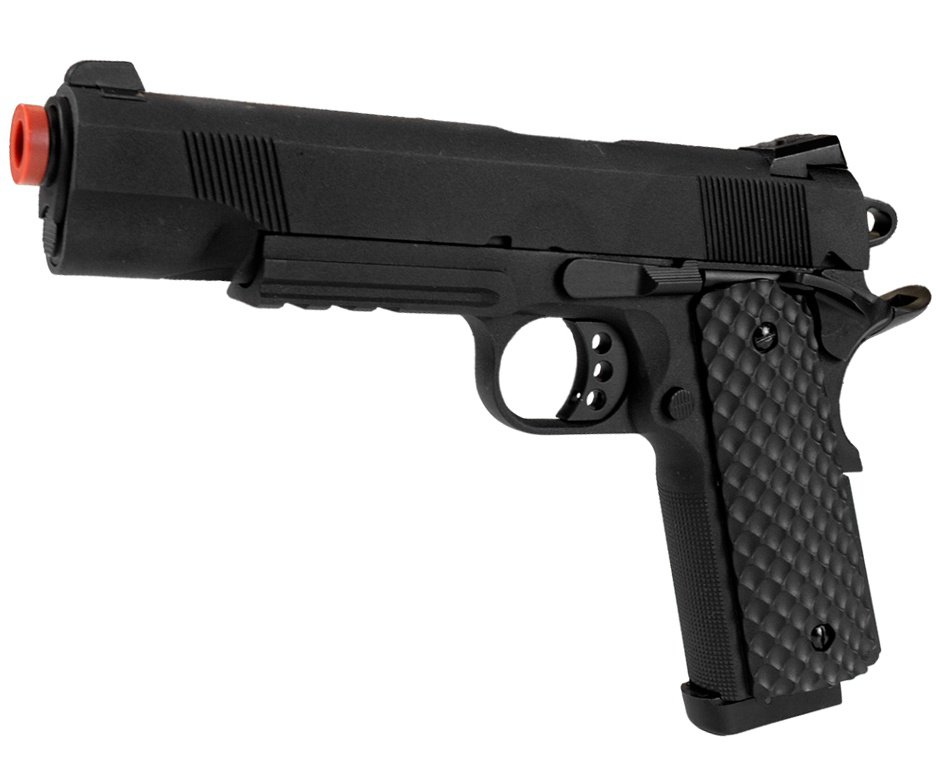 Pistola de Pressão 1911 Preta F. Metal CO2 4,5mm