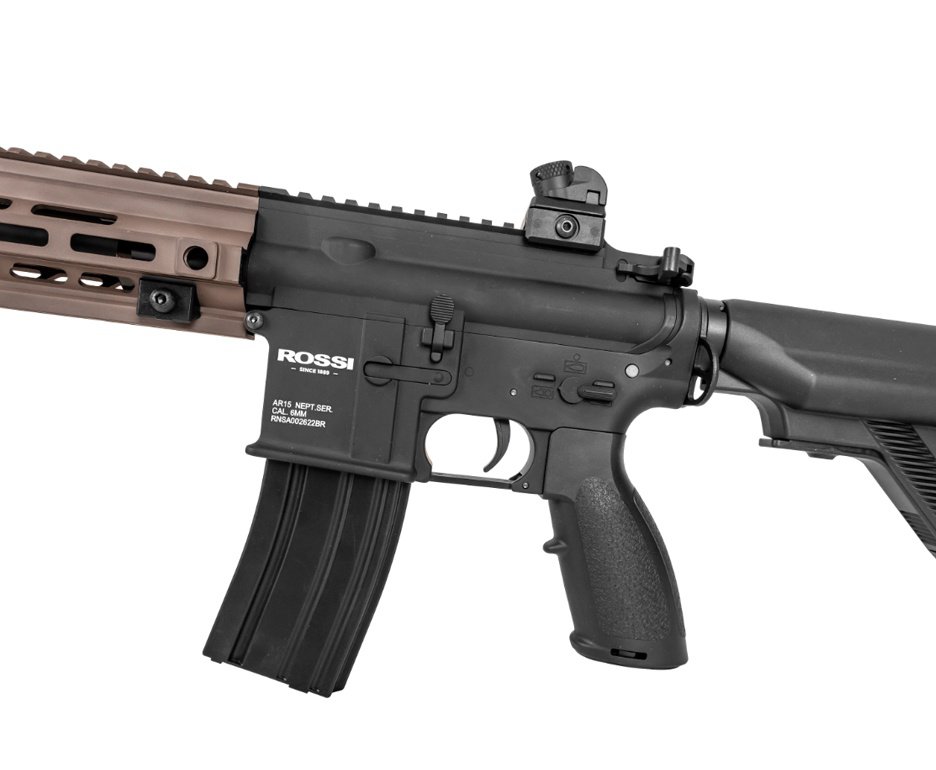 Rifle de Pressão Airsoft Rossi AR15 9'' DEVGRU Elet 6mm