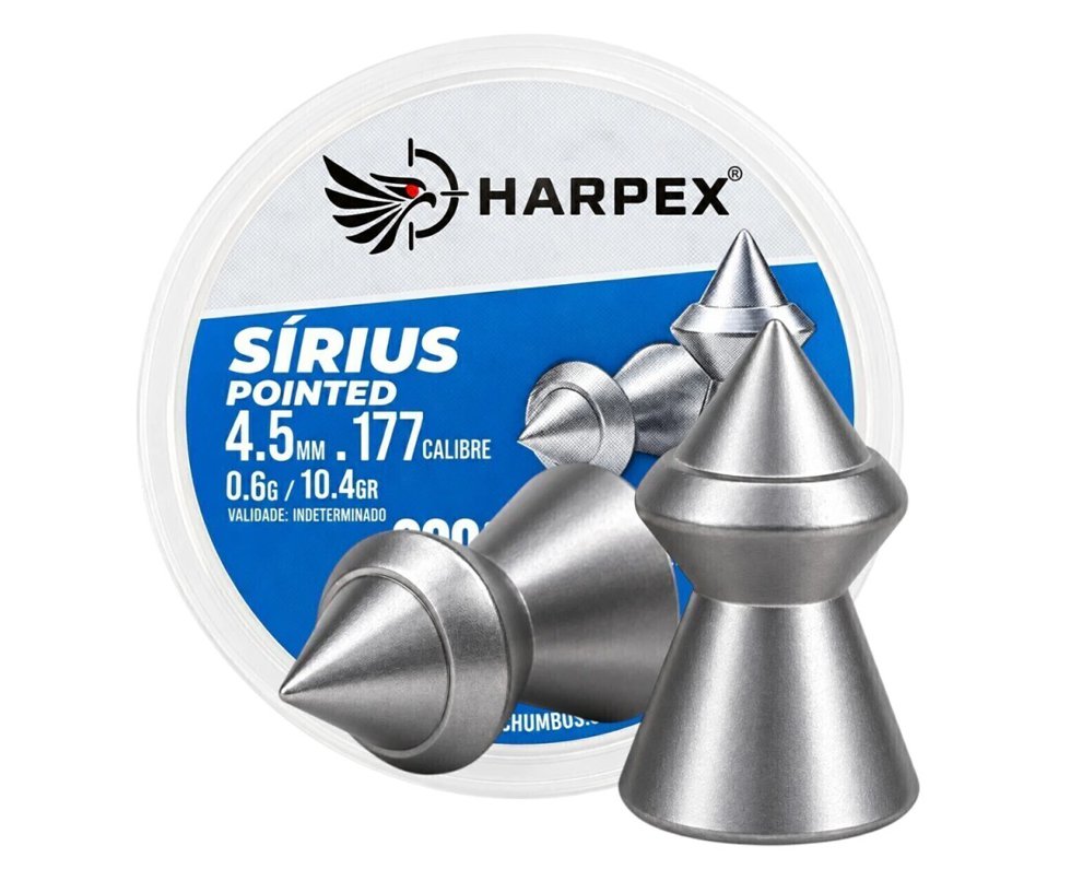 Chumbinho Harpex Sírius 4,5 mm 200 pcs/pot