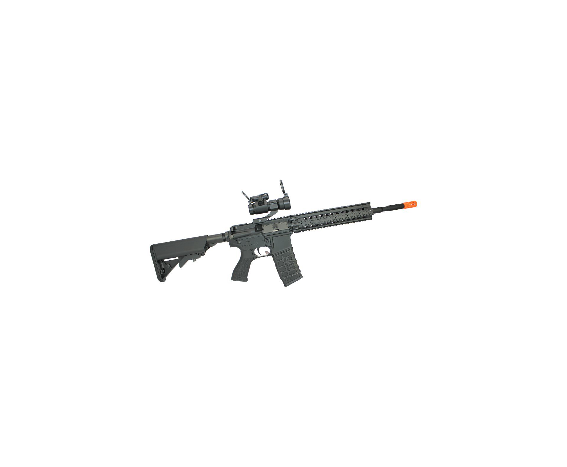 Rifle De Airsoft G&g Cm16 R8-l Com Red Dot - Cal 6.0mm