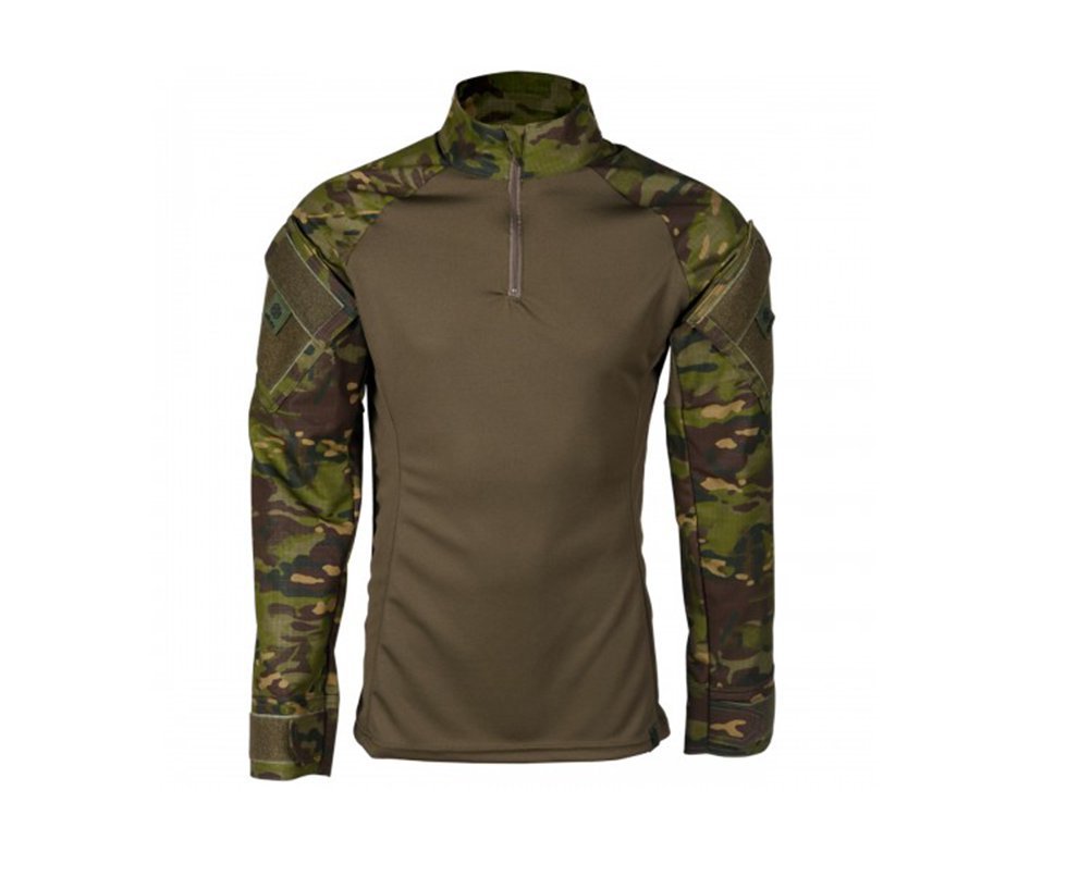 Camisa Combat Shirt Steel Camuflado Tropic - P