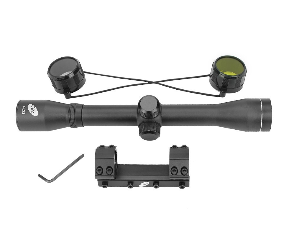 Luneta 4x32 3/8" Mount Unico Mi Cbc