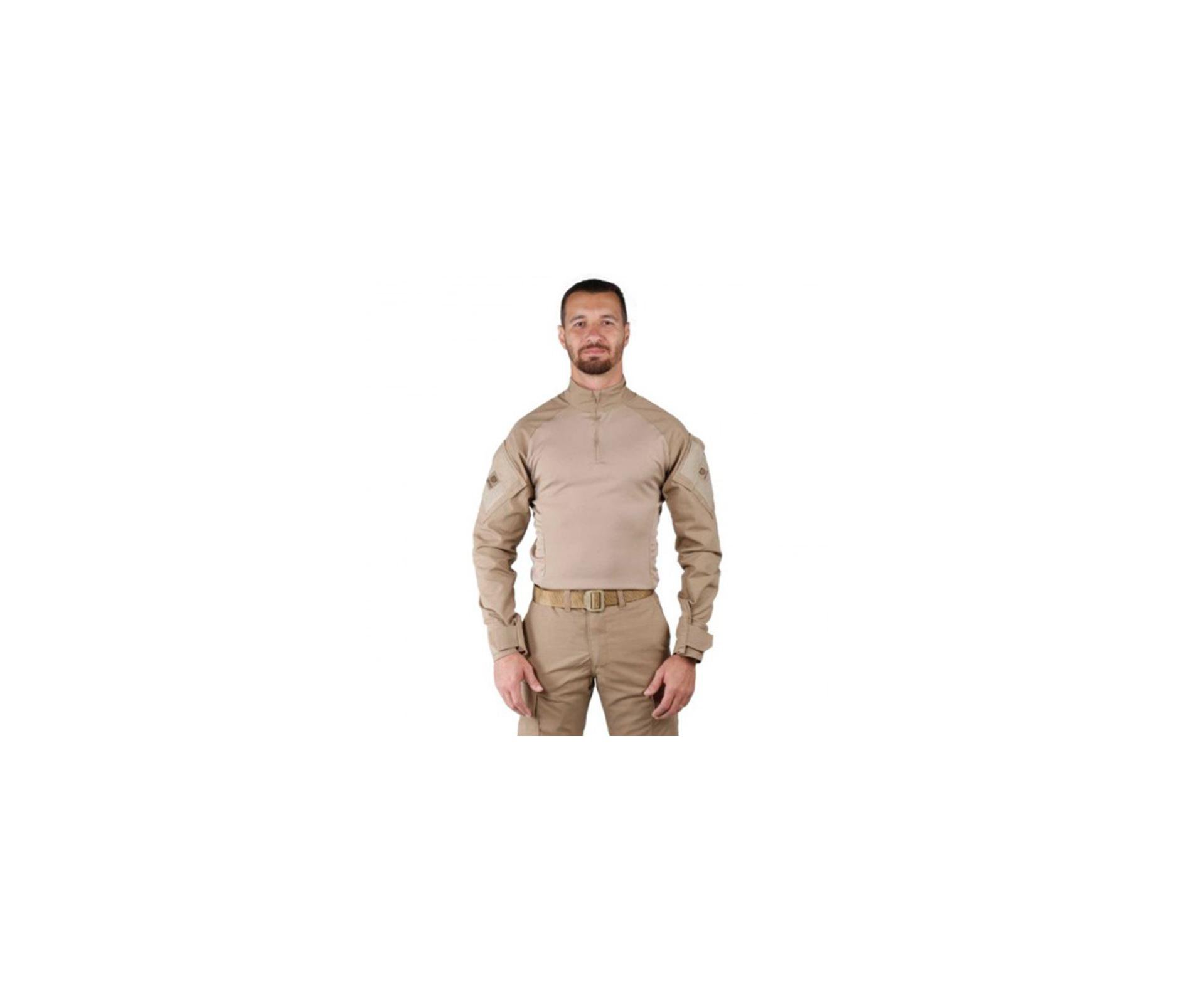 Camisa Combat Shirt Steel Tan - Belica - P