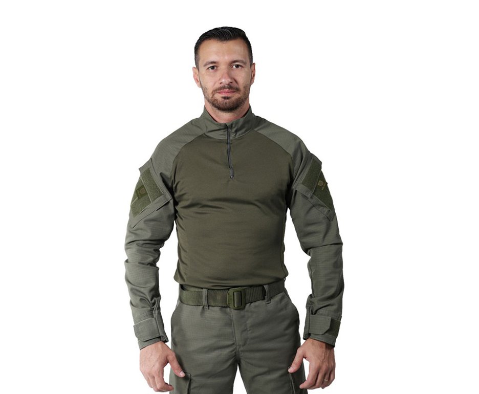 Camisa Combat Shirt Steel Verde Oliva - Belica - P