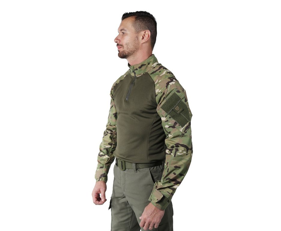 Camisa Combat Shirt Steel Camuflado Multicam - Belica - P