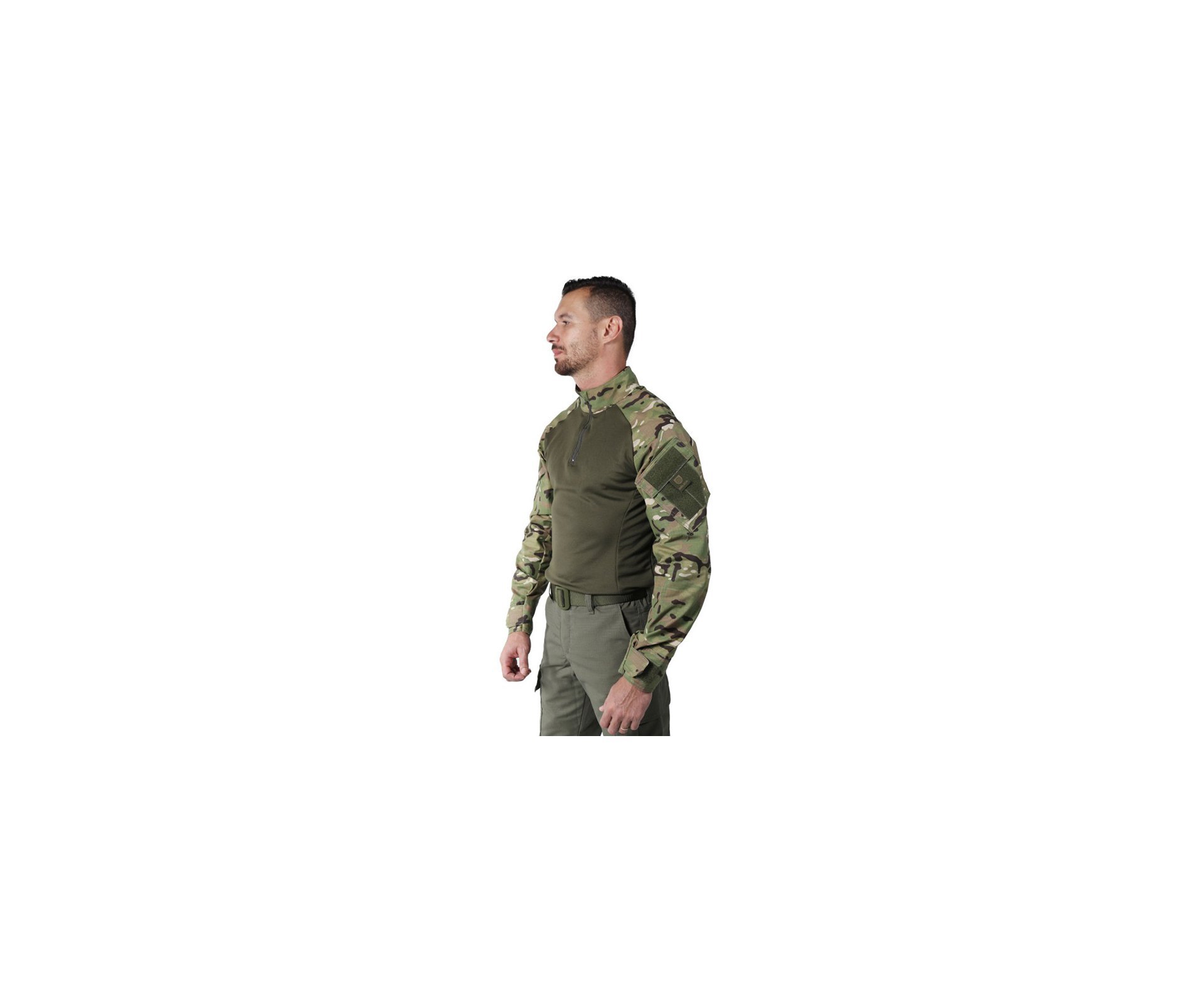 Camisa Combat Shirt Steel Camuflado Multicam - Belica - P