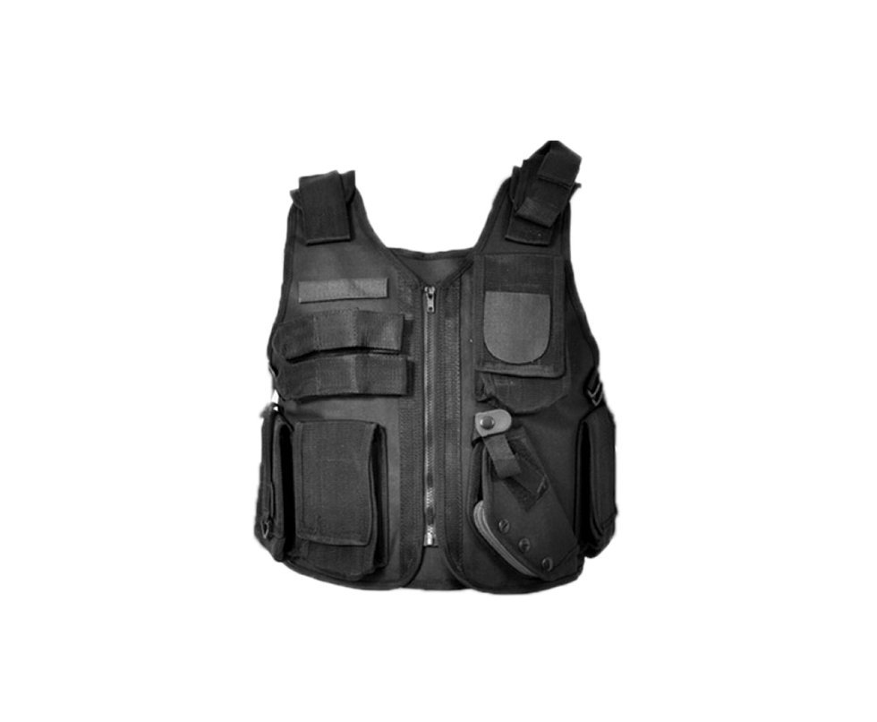 Colete Tático Com Coldre Parafuso E Acessorios - Belica