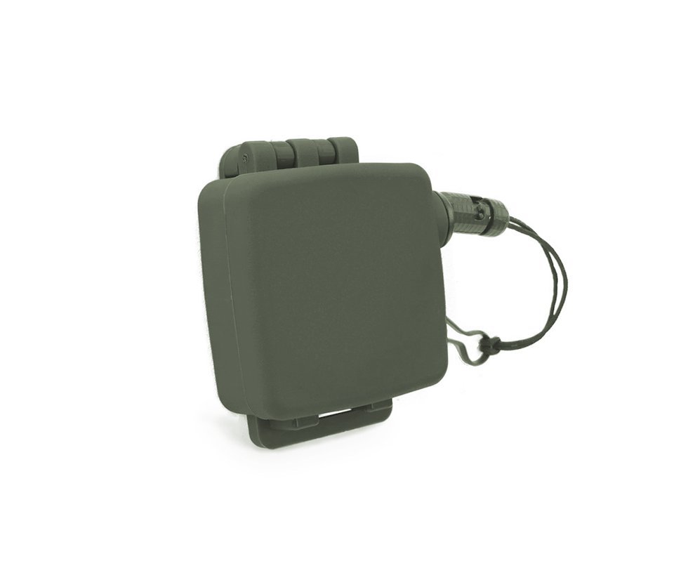 Fiel Retrátil Liso - Verde - Bélica